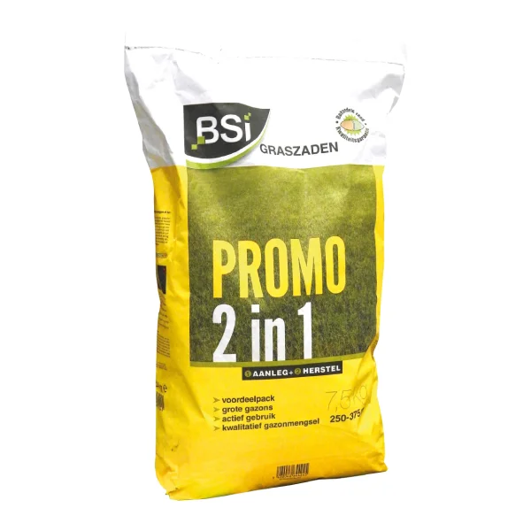 BSI promo 2 in 1 graszaad 7,5KG