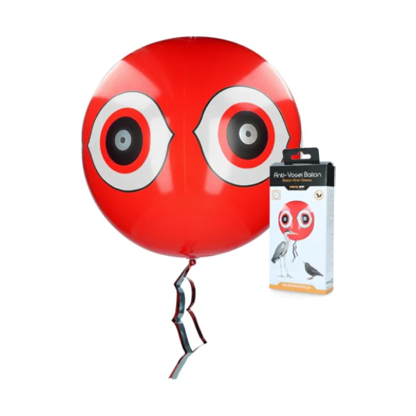 Rode schrikballon Knock Pest - Afbeelding 2
