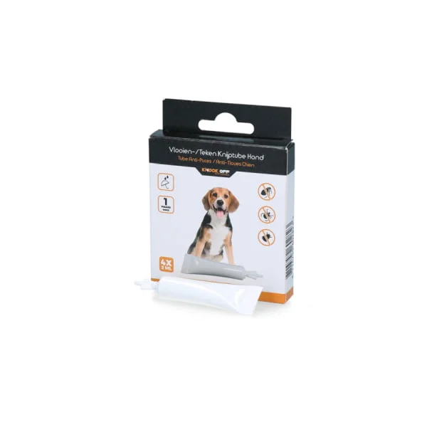 Knock Pest vlooien/ tekenpipet hond 4 X 2ML - Afbeelding 2